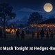 Fostoria News People enjoying a moonlit evening at Hedges-Boyer Park with tents and lanterns.